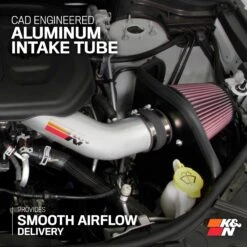K&N Cold Air Intake - High-flow, Aluminum Tube - JEEP GRAND CHEROKEE V6-3.6L -Auto Filter Shop 77 1572KS AlumTube 1