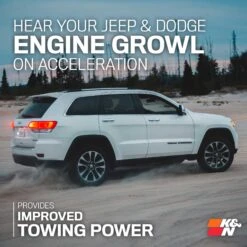 K&N Cold Air Intake - High-flow, Aluminum Tube - JEEP GRAND CHEROKEE V6-3.6L -Auto Filter Shop 77 1572KS Sound 1