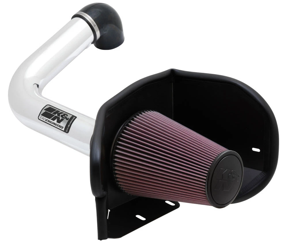 K&N Cold Air Intake - High-flow, Aluminum Tube - FORD F150, V8-5.4L (BRIGHT 1 K&N Cold Air Intake - High-flow, Aluminum Tube - FORD F150, V8-5.4L (BRIGHT