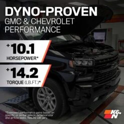 K&N Cold Air Intake - High-flow, Aluminum Tube - CHEVROLET/GMC 1500 V8-5.3/6.2L -Auto Filter Shop 77 3082KP Performance