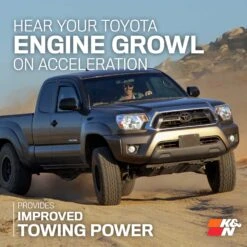 K&N Cold Air Intake - High-flow, Aluminum Tube - TOYOTA TACOMA V6-3.5L 27 K&N Cold Air Intake - High-flow, Aluminum Tube - TOYOTA TACOMA V6-3.5L -Auto Filter Shop 77 9039KP Sound 1