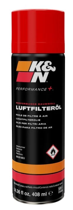 K&N Air Filter Oil 14.36 Fl Oz/408 Ml Aerosol Spray- Non-US