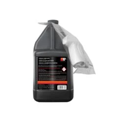 99-0638 K&N Heavy Duty Filter Cleaner, DryFlow 1 Gal, 128 Oz -Auto Filter Shop 99 0638 REV A back