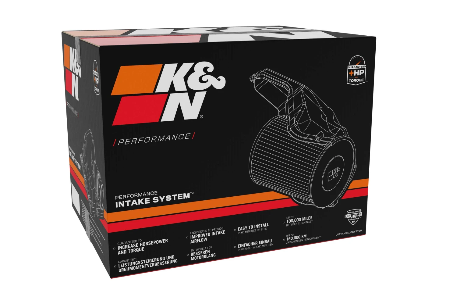K&N Cold Air Intake - High-flow, Roto-mold Tube - OPEL CORSA D OPC 13 K&N Cold Air Intake - High-flow, Roto-mold Tube - OPEL CORSA D OPC - Image 13