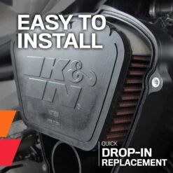 K&N High-Flow Original Lifetime Engine Air Filter - YAMAHA TW200 16 K&N High-Flow Original Lifetime Engine Air Filter - YAMAHA TW200 -Auto Filter Shop Adventure Install 4
