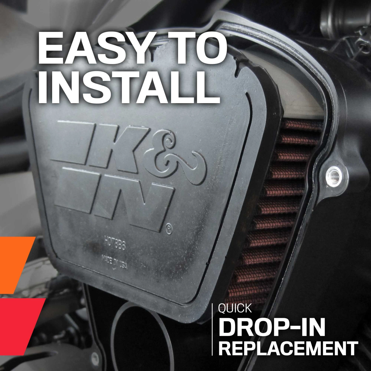 K&N High-Flow Original Lifetime Engine Air Filter - YAMAHA TW200 6 K&N High-Flow Original Lifetime Engine Air Filter - YAMAHA TW200 - Image 6