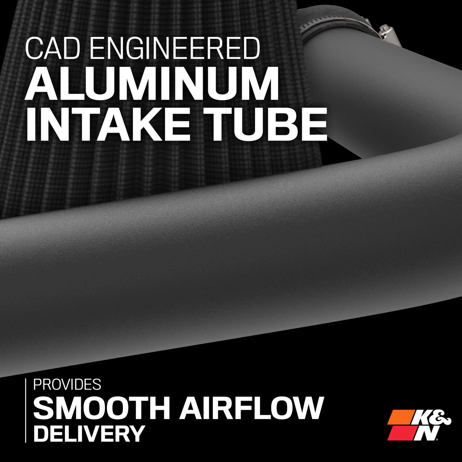 K&N Cold Air Intake - Dryflow, Aluminum Tube - CHEVROLET COLORADO V6-3.6L 5 K&N Cold Air Intake - Dryflow, Aluminum Tube - CHEVROLET COLORADO V6-3.6L - Image 5