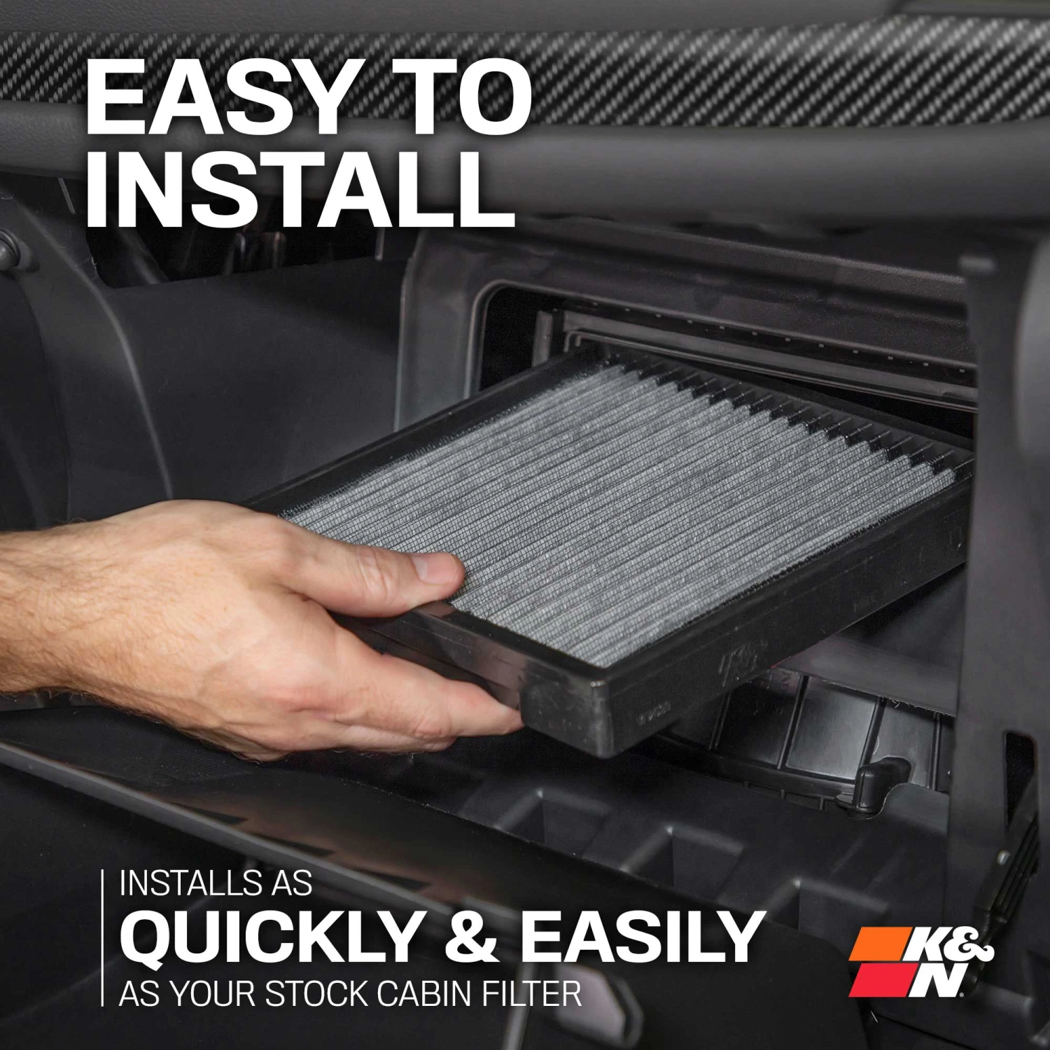 K&N Lifetime Washable CABIN AIR FILTER 6 K&N Lifetime Washable CABIN AIR FILTER - Image 6