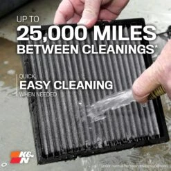 K&N Lifetime Washable CABIN AIR FILTER 18 K&N Lifetime Washable CABIN AIR FILTER -Auto Filter Shop CABIN MAINT 71