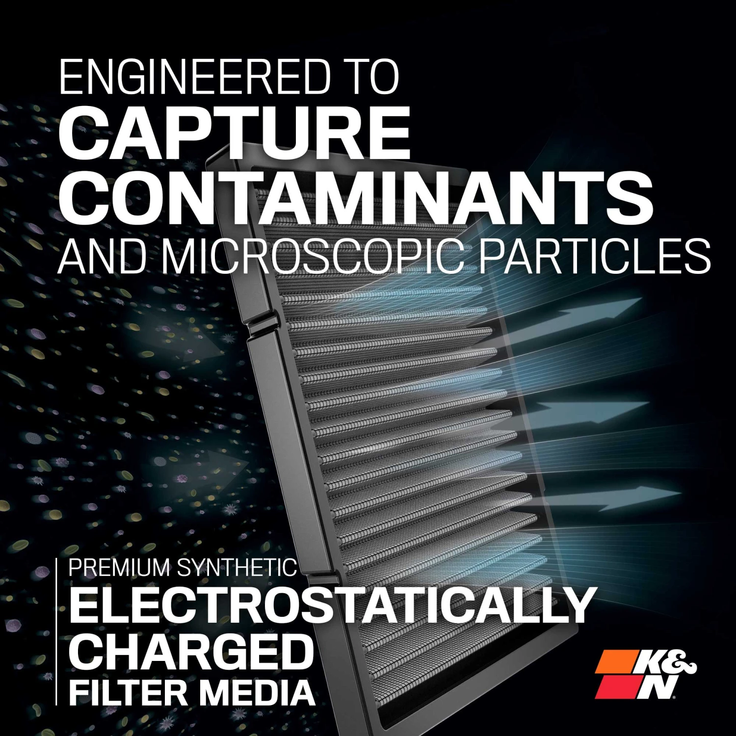 K&N Lifetime Washable CABIN AIR FILTER 2 K&N Lifetime Washable CABIN AIR FILTER - Image 2