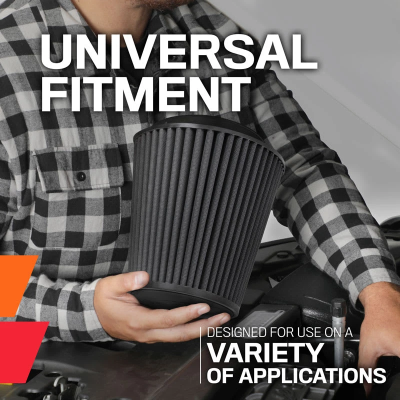 K&N Dryflow Universal Air Filter - 3-1/2" FLG; 6"B, 5-1/4T; 8-3/4H 6 K&N Dryflow Universal Air Filter - 3-1/2" FLG; 6"B, 5-1/4T; 8-3/4H - Image 6