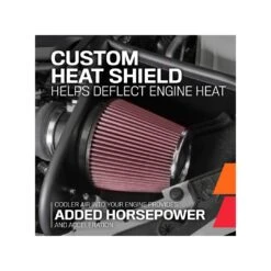 77-3076KTK K&N Performance Air Intake System -Auto Filter Shop HEATSHIELD INT 572