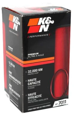 K&N Oil Filter 17 K&N Oil Filter -Auto Filter Shop HP 7011 REV A Angle 1
