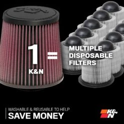 K&N High-Flow Original Lifetime Engine Air Filter - BUICK CENTURY V6-3.1L F/I 12 K&N High-Flow Original Lifetime Engine Air Filter - BUICK CENTURY V6-3.1L F/I -Auto Filter Shop IMPACT 4CON 13
