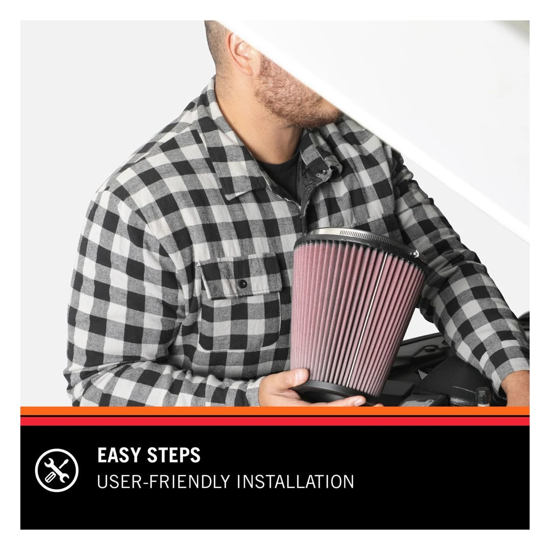 RU-2990 K&N Universal Clamp-On Air Filter 5 RU-2990 K&N Universal Clamp-On Air Filter - Image 5
