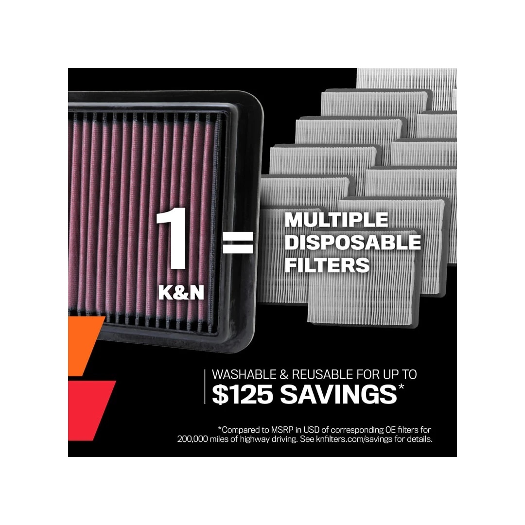 33-2779 K&N Replacement Air Filter 6 33-2779 K&N Replacement Air Filter - Image 6