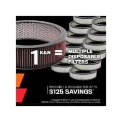 E-1100 K&N Replacement Air Filter -Auto Filter Shop Impact Round 9