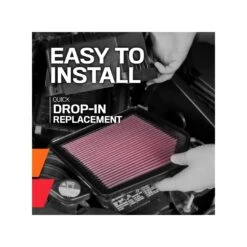 33-3011 K&N Replacement Air Filter -Auto Filter Shop Instl 3Pnl 209