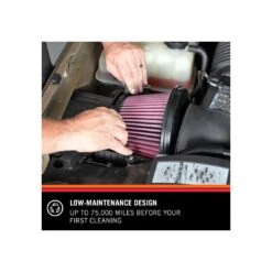 RP-6101 K&N Universal Air Filter - Carbon Fiber Top -Auto Filter Shop MAINT 3Con 83