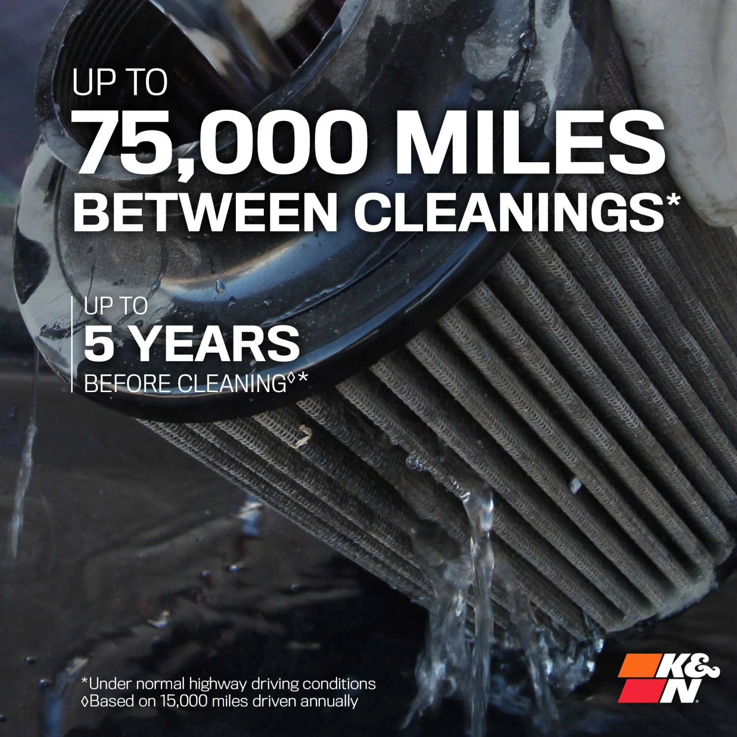 K&N High-Flow Original Lifetime Engine Air Filter - BUICK CENTURY V6-3.1L F/I 3 K&N High-Flow Original Lifetime Engine Air Filter - BUICK CENTURY V6-3.1L F/I - Image 3