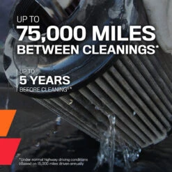 K&N High-Flow Original Universal Air Filter - 3-1/4"FLG, 5-1/2"B, 4-11/16"T, 8"H -Auto Filter Shop Maint 4Con 84