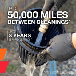 K&N Dryflow Universal Air Filter - 6"FLG, 7-1/2"B, 5-1/4"T; 7-1/2"H -Auto Filter Shop Maint Intblk 7