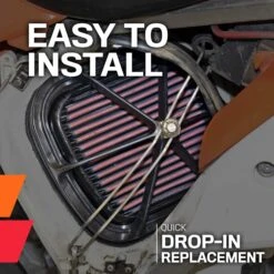 K&N High-Flow Original Lifetime Engine Air Filter - HONDA CRF1100L AFRICA TWIN 18 K&N High-Flow Original Lifetime Engine Air Filter - HONDA CRF1100L AFRICA TWIN -Auto Filter Shop Off Road MX PANEL Install 1
