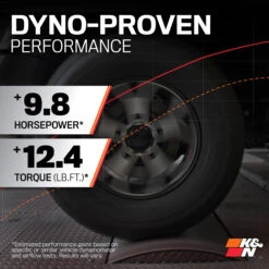 K&N Cold Air Intake - High-flow, Roto-mold Tube - CHEVROLET SILVERADO V6-4.3L -Auto Filter Shop Performance 57 3116 1