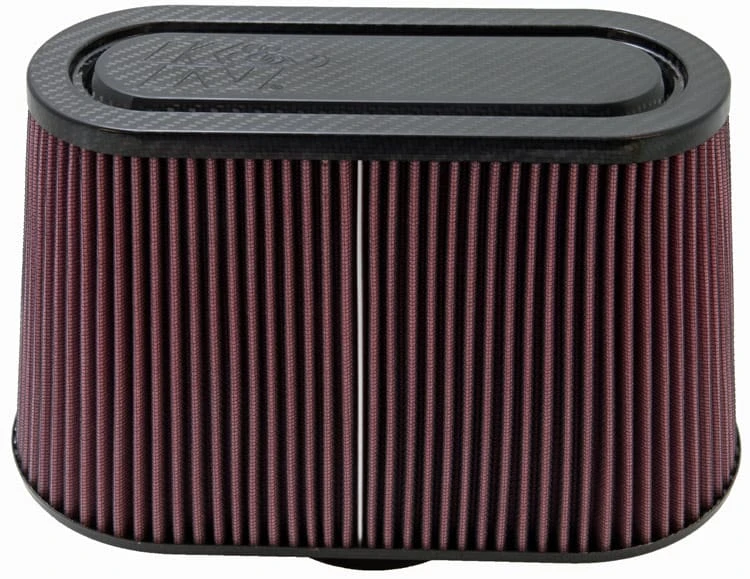 K&N High-Flow Original Universal Air Filter - 3-7/8" FLG OD, 12" X 6"B, 9-15/16" X 3-15/16"T, 7"H 1 K&N High-Flow Original Universal Air Filter - 3-7/8" FLG OD, 12" X 6"B, 9-15/16" X 3-15/16"T, 7"H