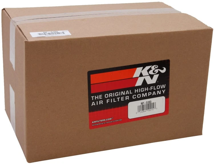 K&N High-Flow Original Universal Air Filter - 3-7/8" FLG OD, 12" X 6"B, 9-15/16" X 3-15/16"T, 7"H 11 K&N High-Flow Original Universal Air Filter - 3-7/8" FLG OD, 12" X 6"B, 9-15/16" X 3-15/16"T, 7"H - Image 11