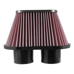 RP-6101 K&N Universal Air Filter - Carbon Fiber Top -Auto Filter Shop RP 6101 Alt