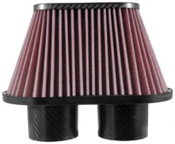 K&N High-Flow Original Universal Air Filter - 3" DUAL FLG; 10 X 5-1/8 B, 6-3/8 X 3-3/16T; 5.5" H -Auto Filter Shop RP 6101 Alt 1