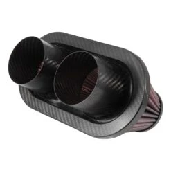 RP-6101 K&N Universal Air Filter - Carbon Fiber Top -Auto Filter Shop RP 6101 Base