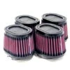K&N High-Flow Original Universal Air Filter - 2-1/8"FLG 4 X 3 TPR/OVL (4 PER BOX) -Auto Filter Shop RU 0984 3