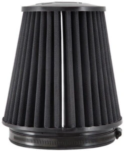 K&N Dryflow Universal Air Filter - 6"FLG, 7-1/2"B, 5-1/4"T; 7-1/2"H -Auto Filter Shop RU 3101HBK Side