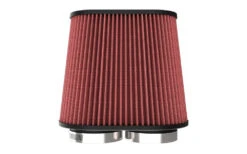 High-Flow Original Universal Air Filter - 3"DUAL FLG, 9"X 6"B, 7-3/8" X 3-5/8"T, 7-3/8"H -Auto Filter Shop RU 6104 side 1