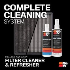 K&N Cabin Filter Cleaning Care Kit -Auto Filter Shop cabin cln kit