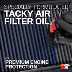 K&N Filter Care Service Kit - Squeeze Blue -Auto Filter Shop cln kit blu oil