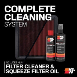 K&N Filter Care Service Kit - Squeeze Red -Auto Filter Shop cln kit red